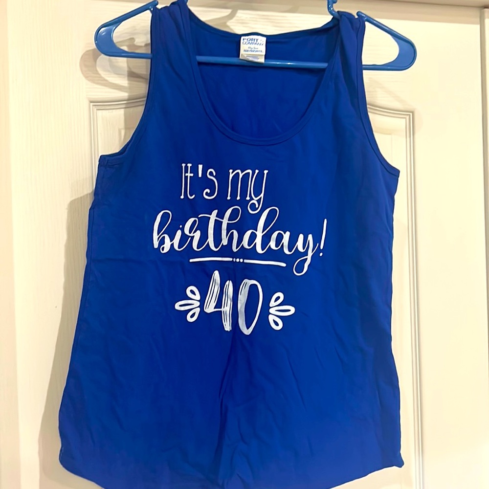 40th b day tank
